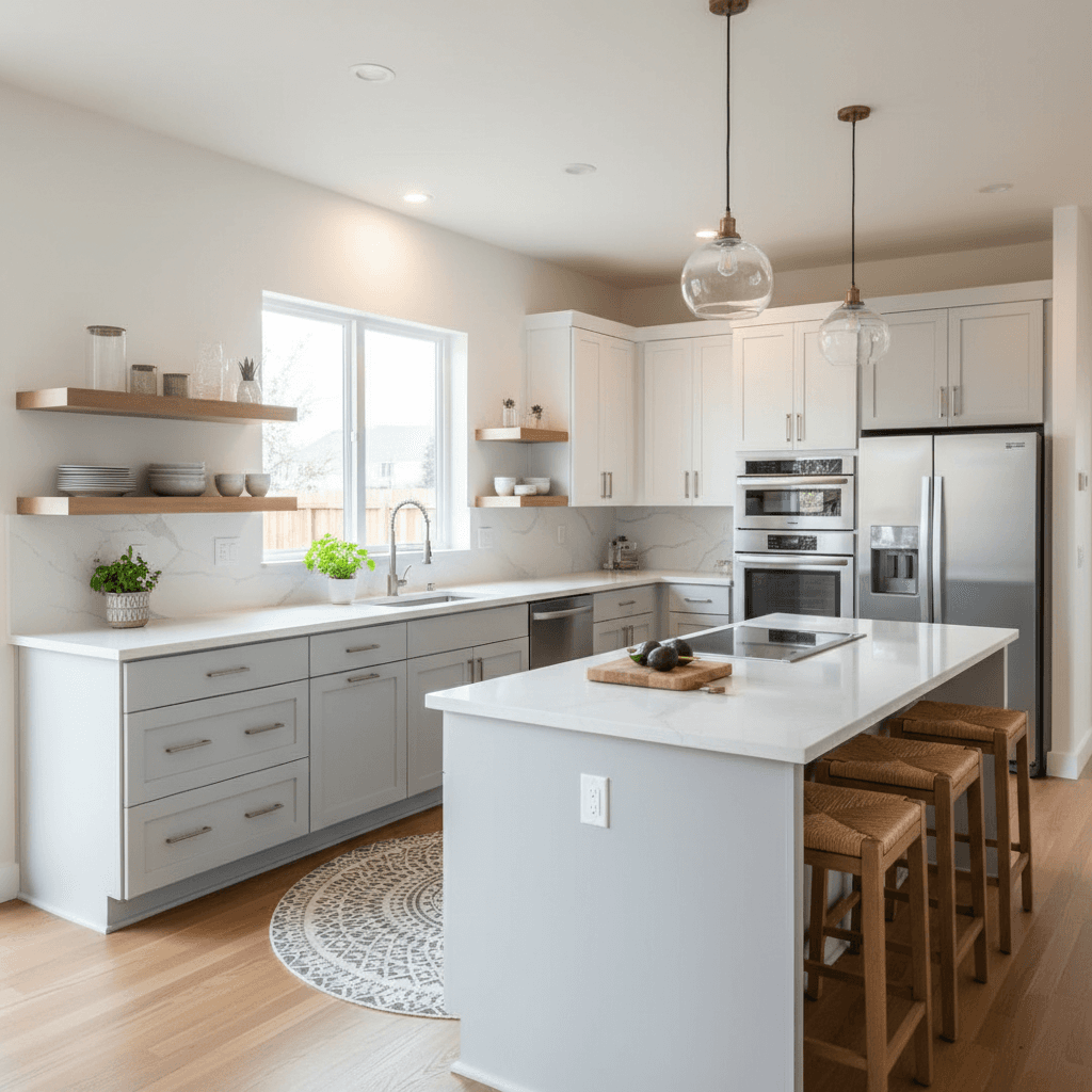 Modern kitchen cabinet remodel in Fillmore