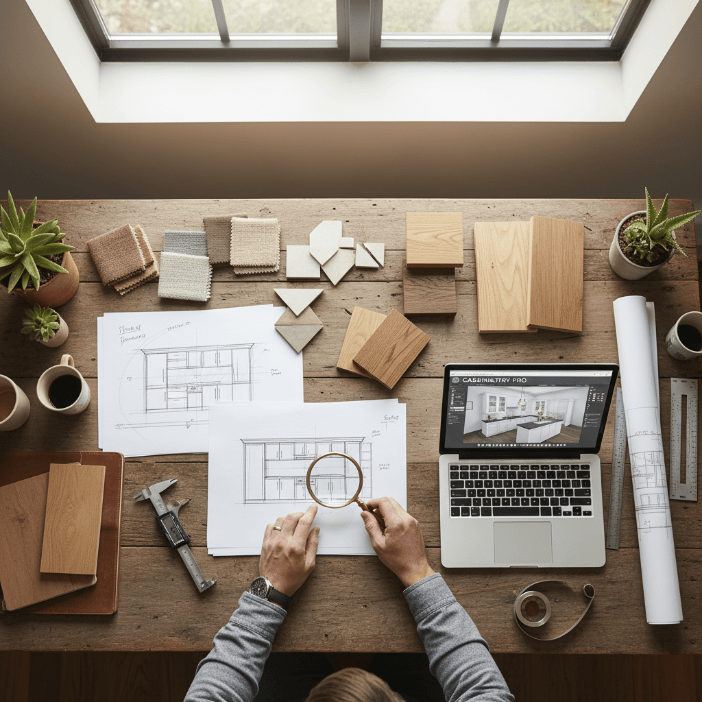 Custom cabinet design and planning
